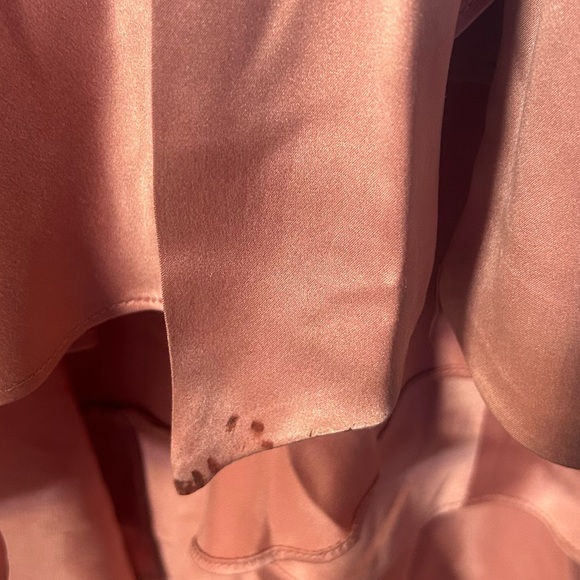 Zimmermann NWT Designer Asymmetric Silk Wrap Pink Midi Dress size1(US 4-6) - Picture 15 of 15